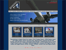 Tablet Screenshot of airlinesupportgroup.net